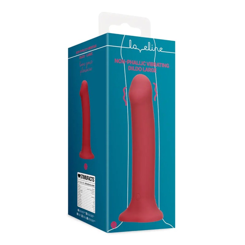 Non-phallic vibrating dildo