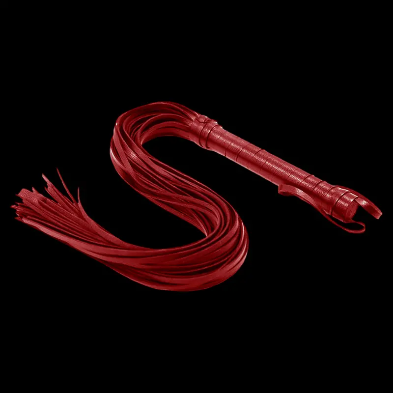 Fouet flogger ALIVE BDSM Fantasy Erotic, cuir 69 cm | Dark-Ink