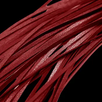 Fouet flogger ALIVE BDSM Fantasy Erotic, cuir 69 cm | Dark-Ink