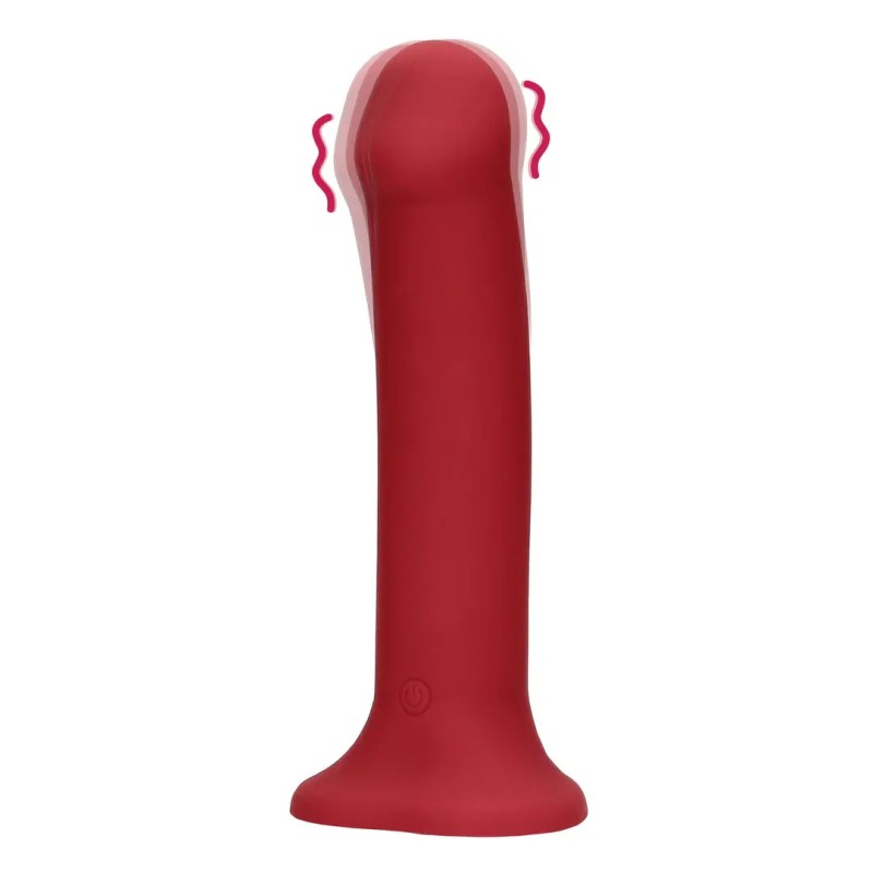 Non-phallic vibrating dildo