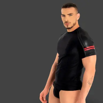 Chemise biker RØK Industrial Zip Shirt, fermeture zip | Dark-Ink