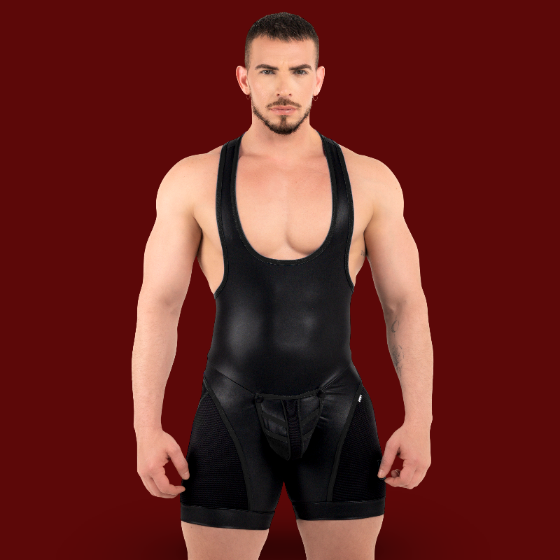 ROK Rebel Pouch Front Wrestler  | Singlet Fetish con Cremallera Trasera