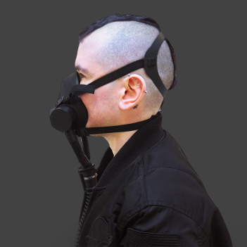 GASMASTER Aroma Pump Halbmaske | Breath Control & Aroma Play