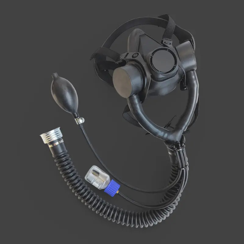 GASMASTER Aroma Pump Half Gas Mask | Manual Pump, 40 mm | Dark-Ink