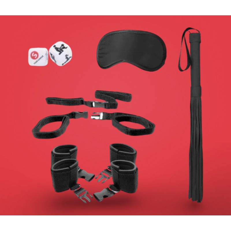 Bed post bindings restraint kit