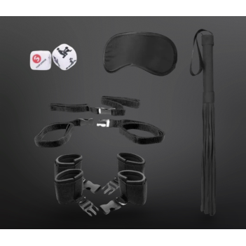 Bed post bindings restraint kit