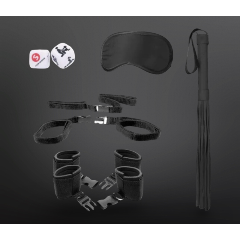 Bed post bindings restraint kit