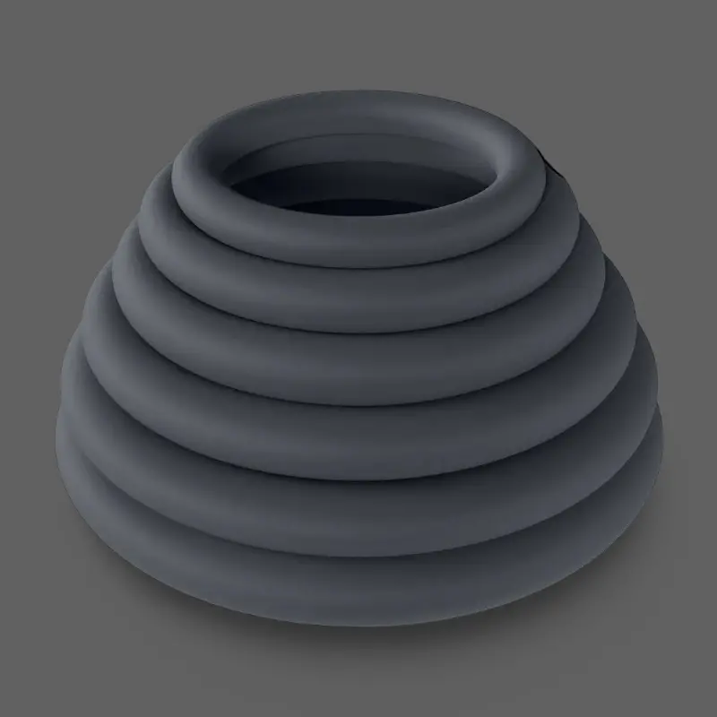 Set cockring silicona LEVELZ Classic 6 tallas negro | Dark-Ink