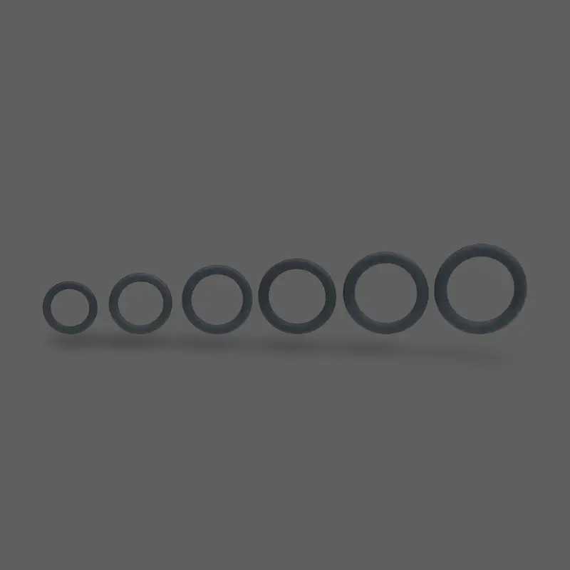 Set cockring silicona LEVELZ Classic 6 tallas negro | Dark-Ink