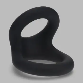 Cockring double boucle LEVELZ Double O silicone body-safe | Dark-Ink