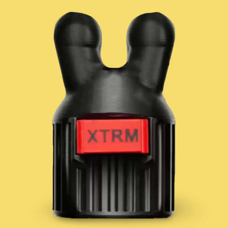 Poppers Inhalator XTRM KINKY Leakproof Double, einteilig | Dark-Ink