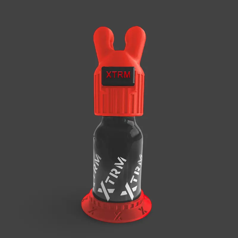 Inhalateur poppers XTRM KINKY Double Red, kit complet | Dark-Ink