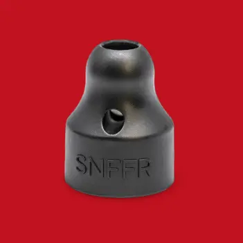 Inhalateur poppers XTRM Sniffer Solo Black S, canal unique | Dark-Ink