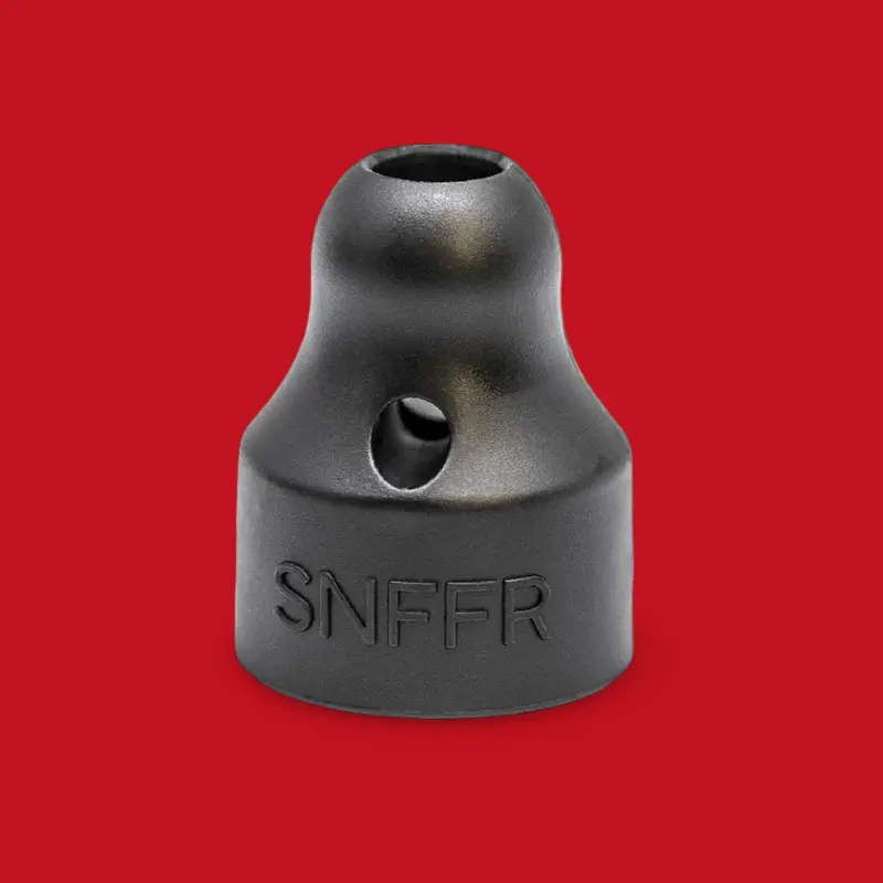 Inhalateur poppers XTRM Sniffer Solo Black S, canal unique | Dark-Ink