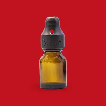 Inhalateur poppers XTRM Sniffer Solo Black S, canal unique | Dark-Ink