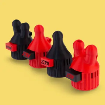 Inhalateur poppers XTRM KINKY Double Leakproof + support | Dark-Ink