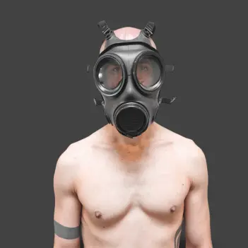 GASMASTER S10.2 Fetish Gas Mask | Avon S10 Look, Brand New | Dark-Ink