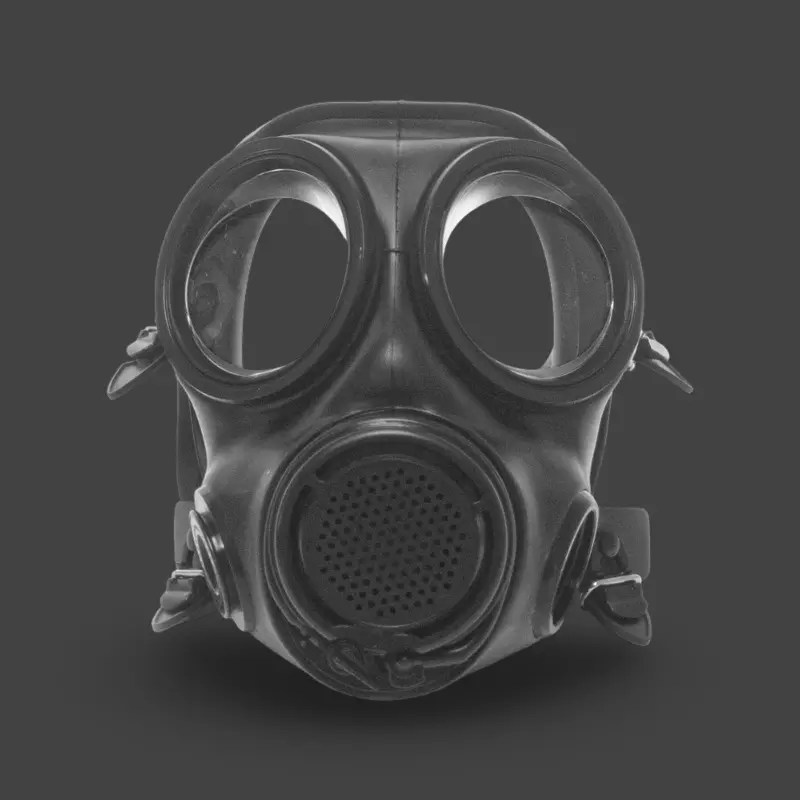 GASMASTER S10.2 Fetish Gas Mask | Avon S10 Look, Brand New | Dark-Ink