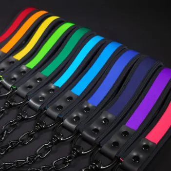 Correa puppy neopreno Mr S Leather, 16 colores | Dark-Ink