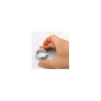 Zu nut steel cockring and glans ring