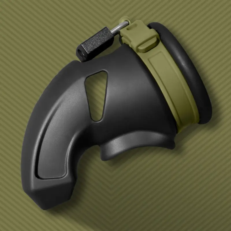 Fort Troff CUMfort Keuschheitskäfig, flexibles Silikon | Dark-Ink