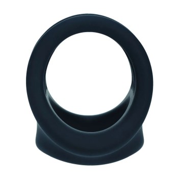 Silicone Cock and Ball Harness - Black