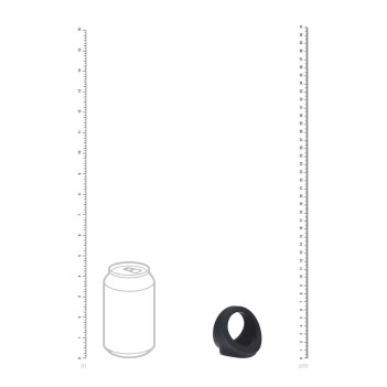 Silicone Cock and Ball Harness - Black