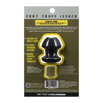 Plug anal creux Kum Keeper Fort Troff, bouchon sans fuite | Dark-Ink