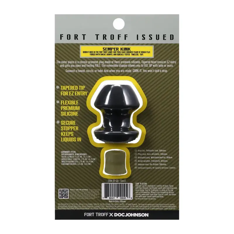 Plug anal creux Kum Keeper Fort Troff, bouchon sans fuite | Dark-Ink