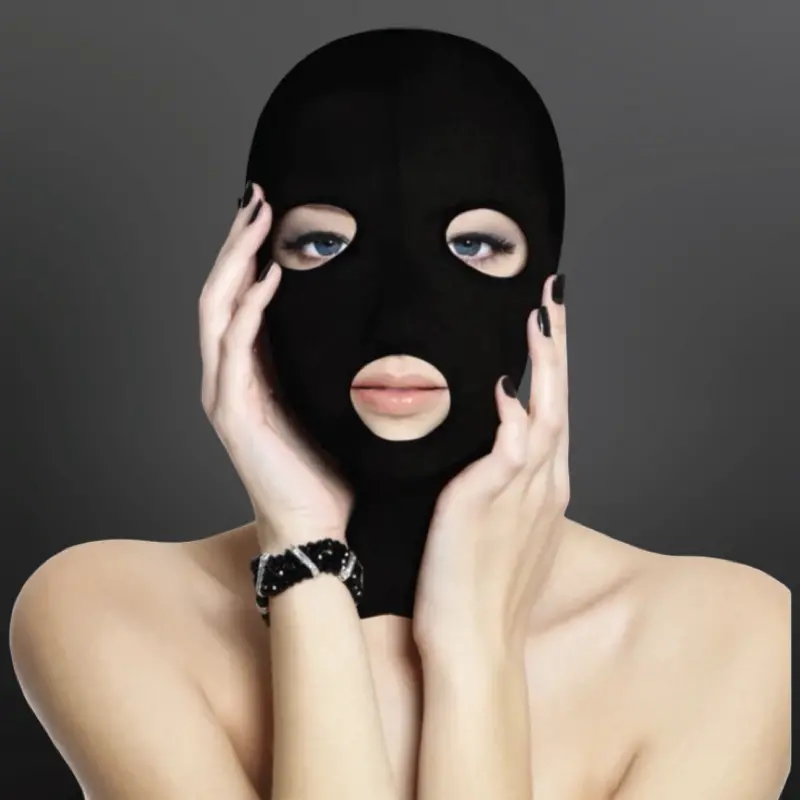 Bondage Maske Ouch! Subversion Mask, Augen & Mund offen | Dark-Ink