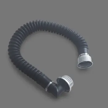 GASMASTER Gas Mask Hose | 90° Angled Male Connector M40 | Dark-Ink