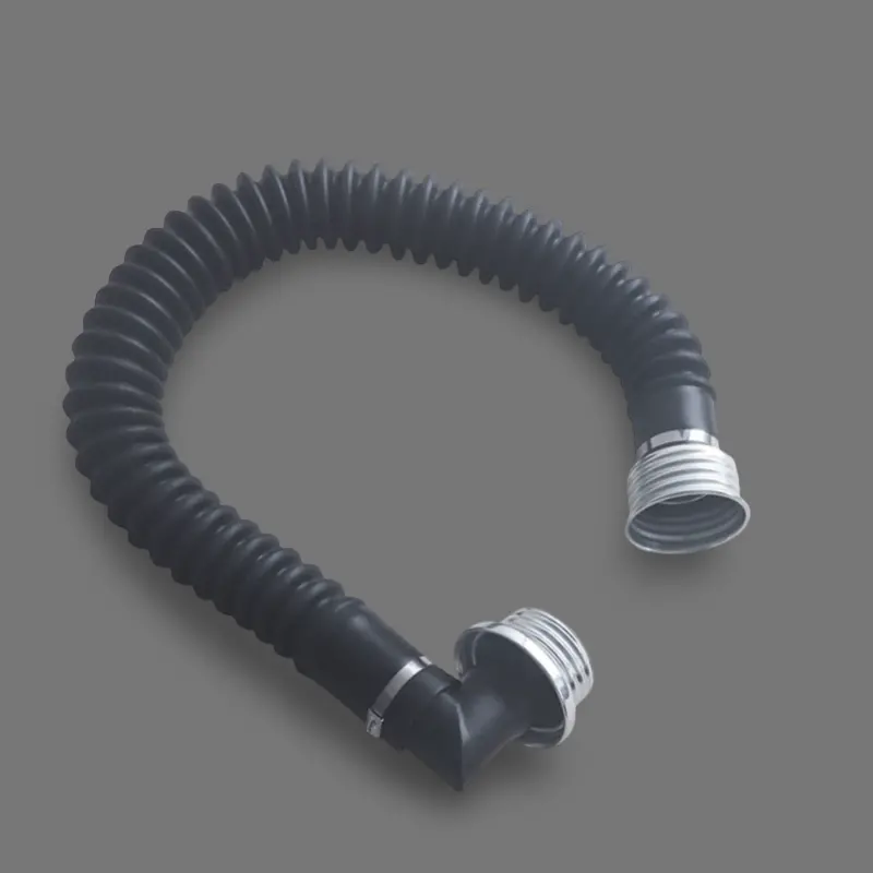 Flexible masque à gaz GASMASTER | Raccord mâle 90° M40 | Dark-Ink