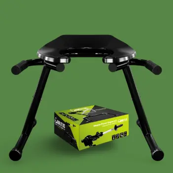Siège de rimming BRUTUS Rim Seat 2.0, acier, 4 hauteurs | Dark-Ink