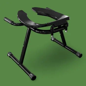 BRUTUS Rim Seat 2.0 Rimming Stuhl, Stahl, 4 Höhen | Dark-Ink