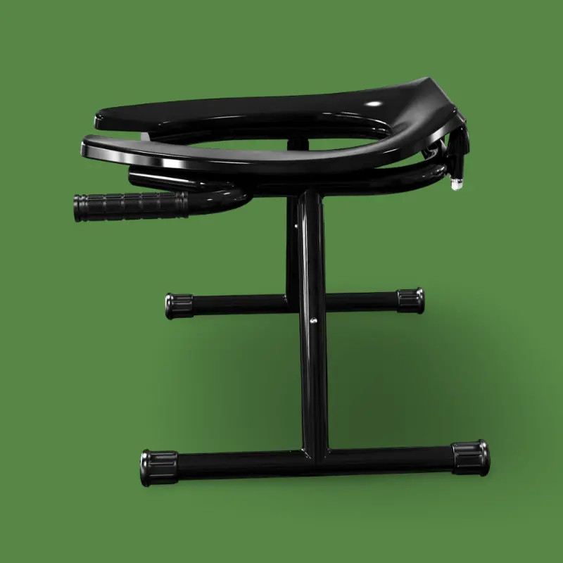 BRUTUS Rim Seat 2.0 Rimming Stuhl, Stahl, 4 Höhen | Dark-Ink