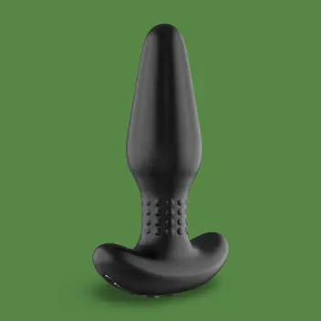 BRUTUS Rimmer Analplug, rotierende Perlen, App-Steuerung | Dark-Ink