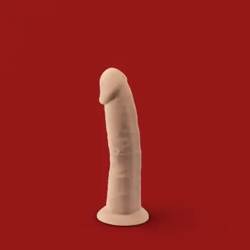 Dildo realista SILEX D Model 2, SILEXPAN doble densidad 6" | Dark-Ink
