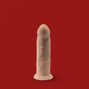 Dildo realista SILEX D Model 2, SILEXPAN doble densidad 6" | Dark-Ink