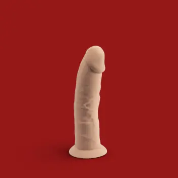 Dildo realista SILEX D Model 2, SILEXPAN doble densidad 6" | Dark-Ink