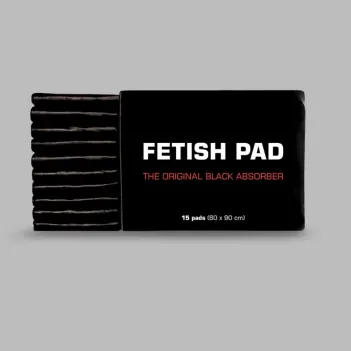 Fetish Pad Mister B, protector negro 60x90 cm, 15 uds | Dark-Ink