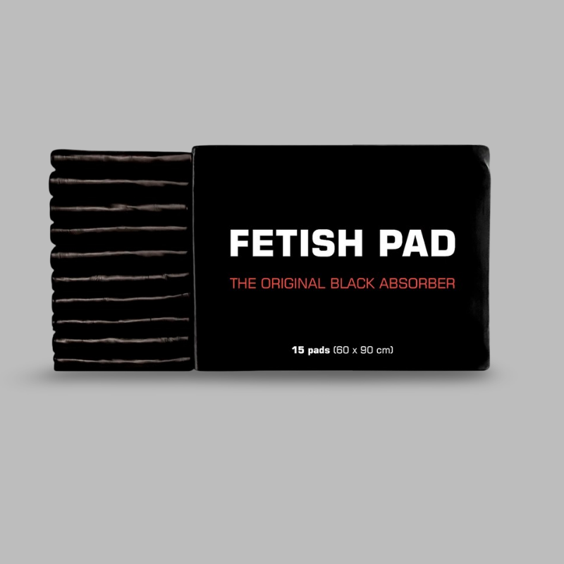 FETISH PAD | Protection Absorbante Noire pour Jeux Fetish