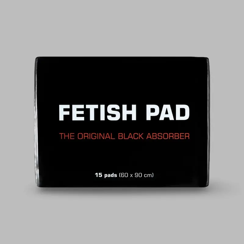 Fetish Pad Mister B, protection noire 60x90 cm, 15 pièces | Dark-Ink