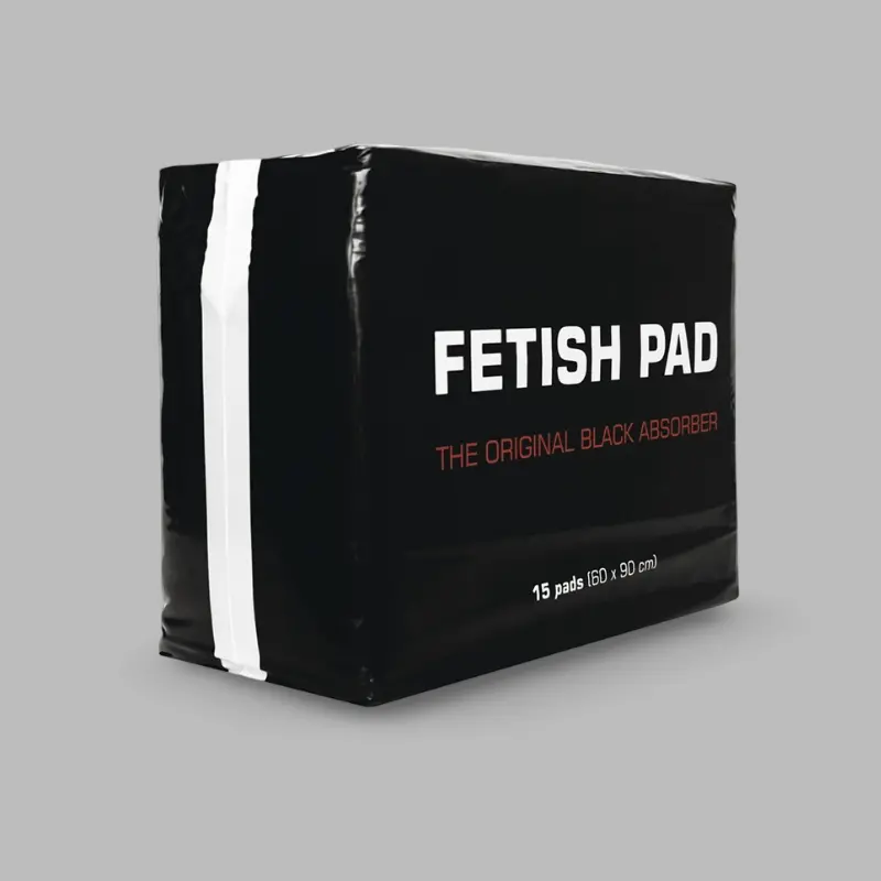 Fetish Pad Mister B, protection noire 60x90 cm, 15 pièces | Dark-Ink