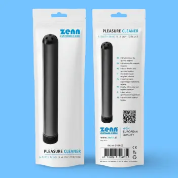 Ducha anal ZENN Pleasure Cleaner 150 mm, hecha en Alemania | Dark-Ink