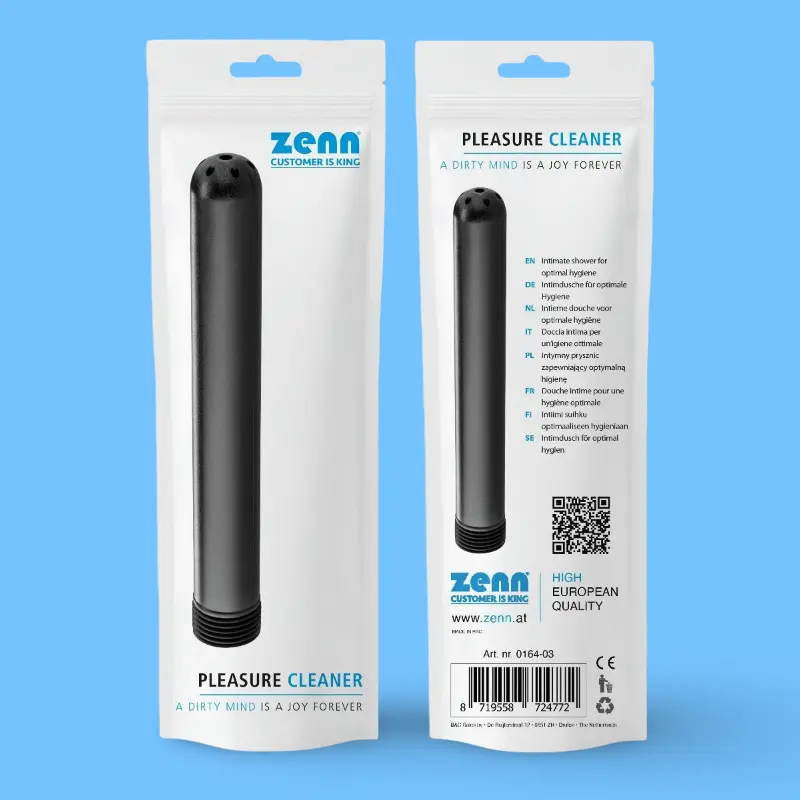 Douche anale ZENN Pleasure Cleaner, 150 mm, Made in Germany | Dark-Ink