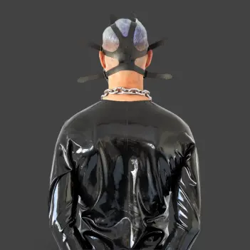 GASMASTER 12D Fetisch-Gasmaske | Hamster Cheek M40 | Dark-Ink