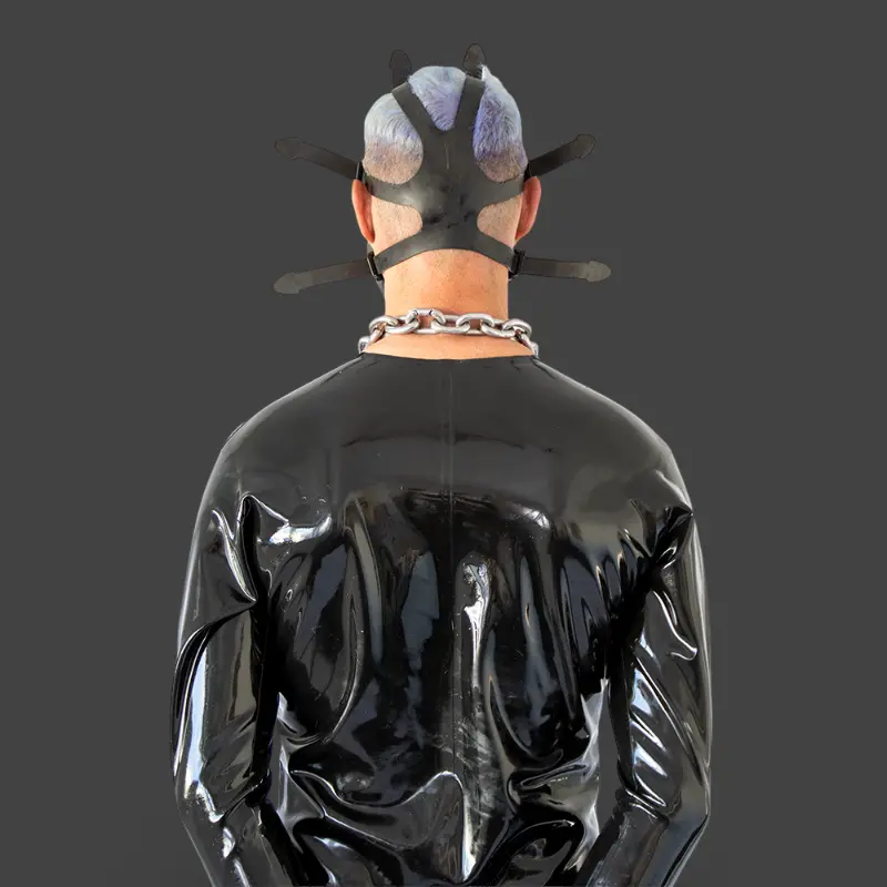 Máscara de gas fetish GASMASTER 12D | Hamster Cheek M40 | Dark-Ink