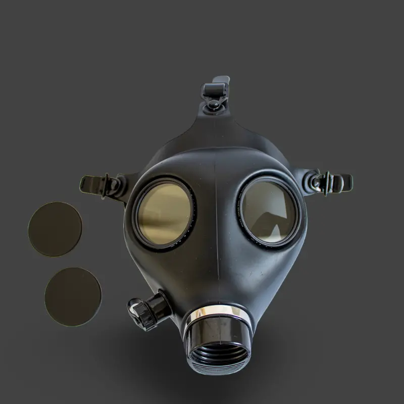 Máscara de gas fetish GASMASTER Alien | 2 modos | Dark-Ink