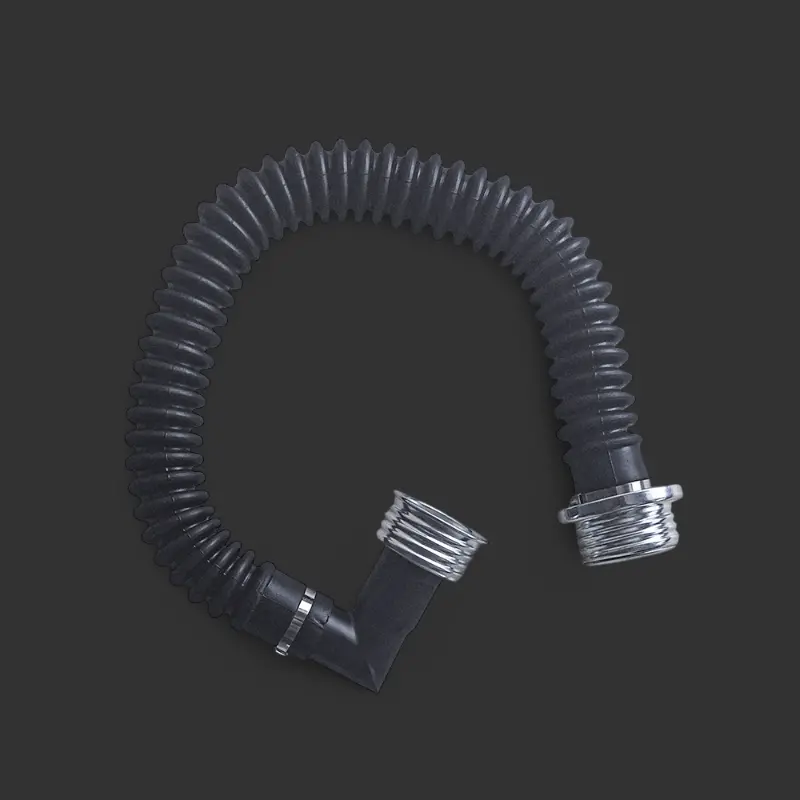 Flexible masque à gaz GASMASTER | Raccord femelle 90° M40 | Dark-Ink