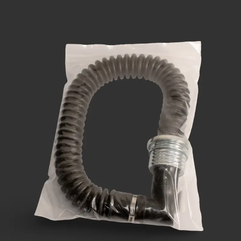 Flexible masque à gaz GASMASTER | Raccord femelle 90° M40 | Dark-Ink